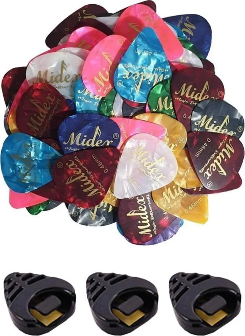 Midex Pn-50 50'li Gitar Penası 3 Adet Pena Kutusu