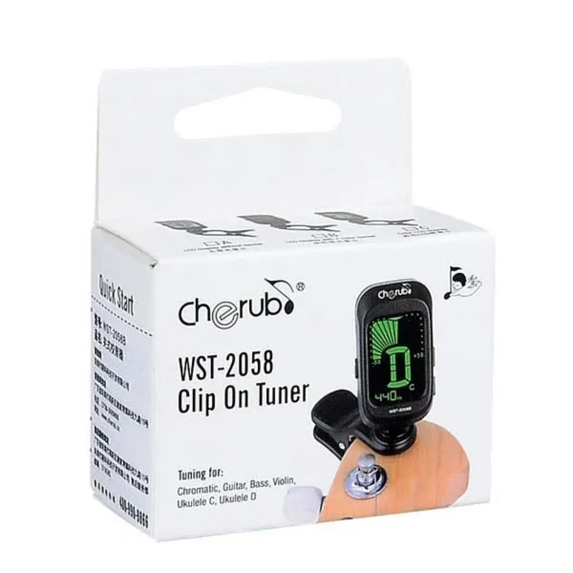 Cherub WST-2058B Clip On Tuner