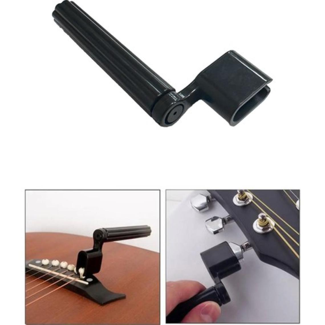 Midex W11-BK Gitar Tel Sarıcı Gitar Burgu Çevirici Siyah