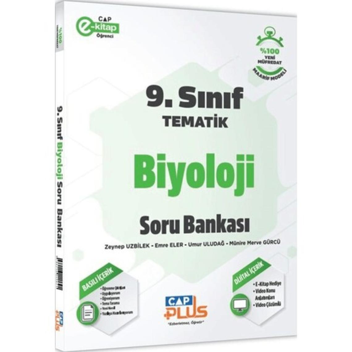 Çap Yayınları   (Sınıf: 9)  Biyoloji Tematik Soru Bankası - Zeynep Uzbilek