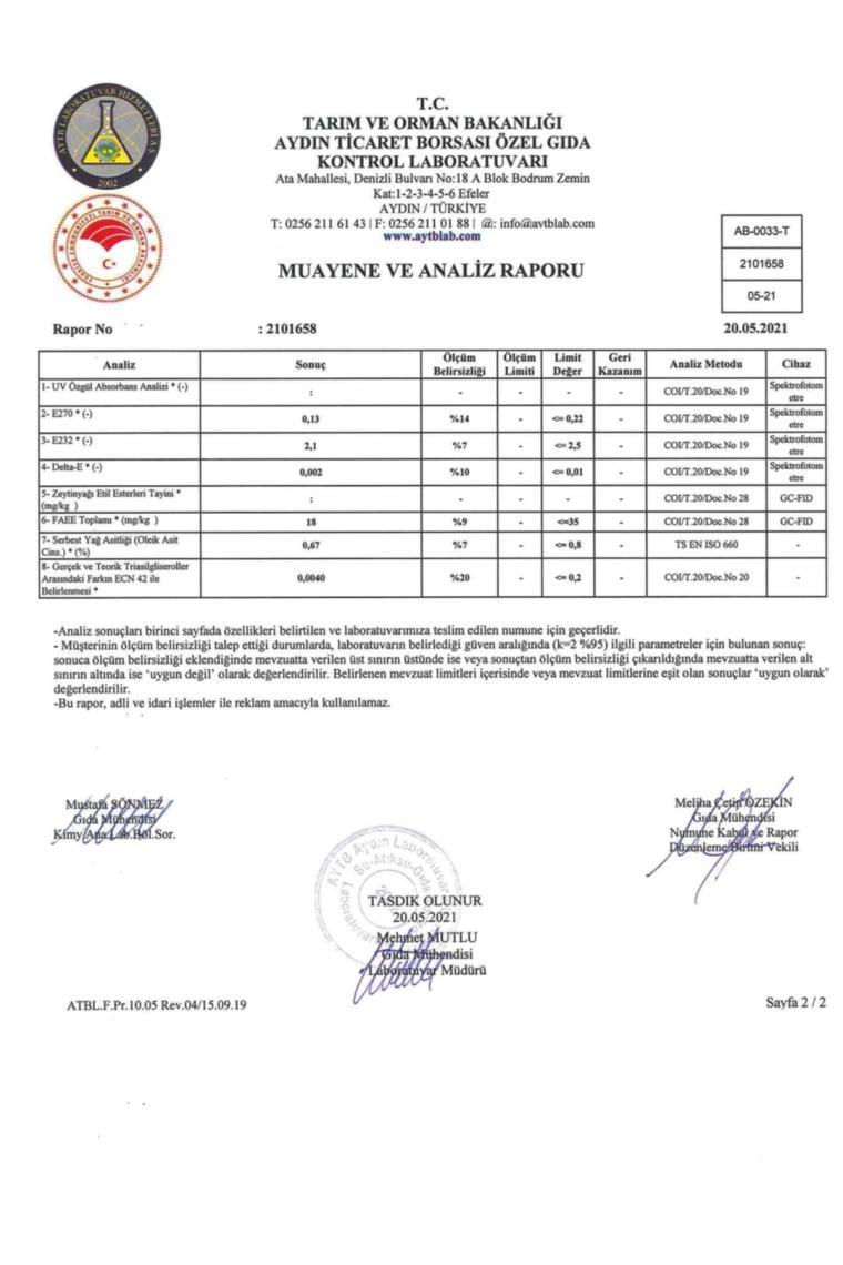 Köyceğiz Yöresel Natürel Sızma Zeytinyağı 500 ml