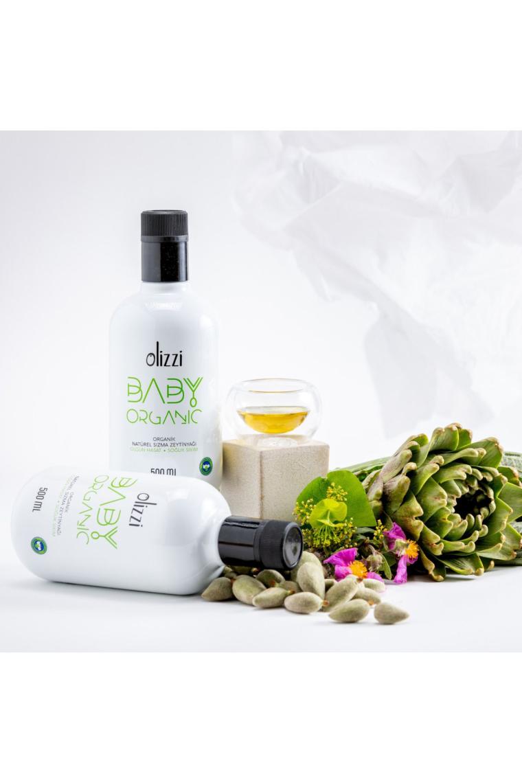 Baby Organik Bebek Zeytinyağı Natürel Sızma Soğuk Sıkım Zeytinyağı 500 ml X 2 Adet