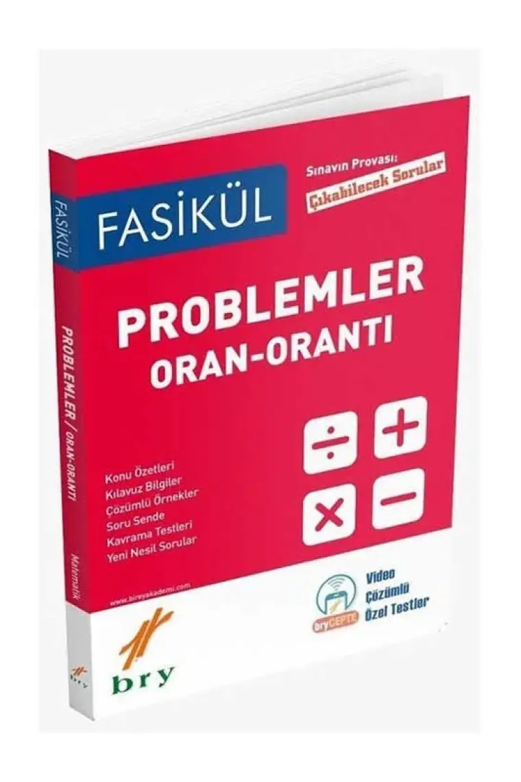 Birey Yayıncılık Birey Yayınları Problemler Fasikül Soru Bankası
