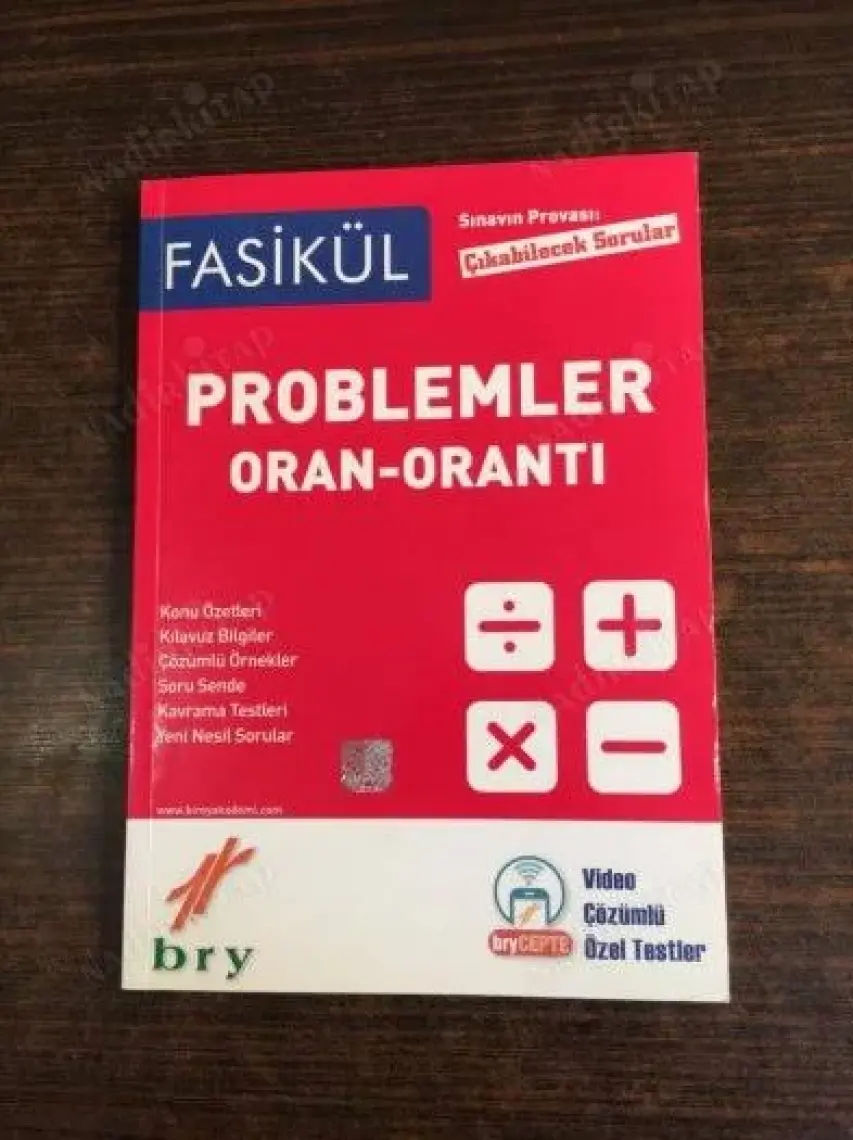 Birey Yayıncılık Birey Yayınları Problemler Fasikül Soru Bankası