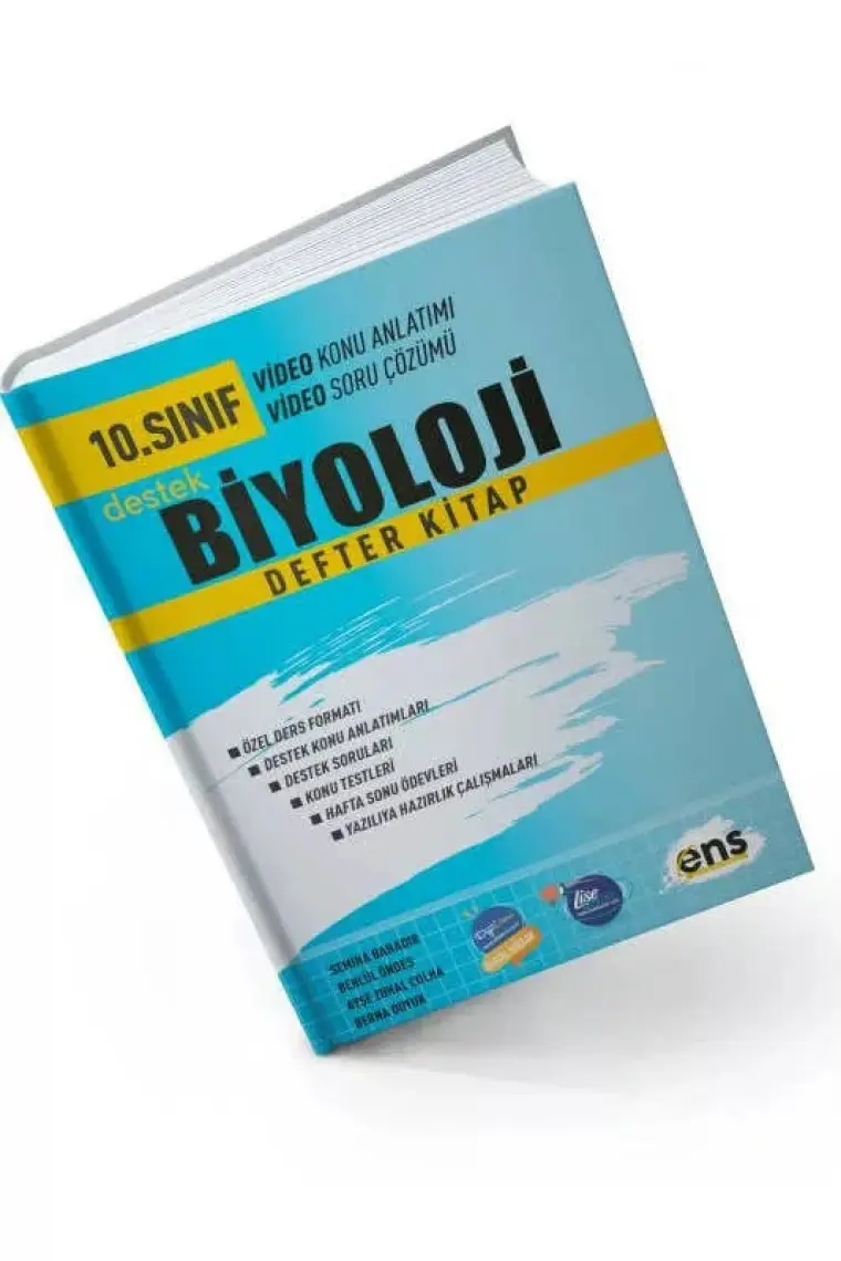 ENS Yayıncılık 10. Sınıf Destek Biyoloji Defter Kitap