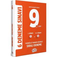 Editör Yayınları 9. Sınıf (3+3) Fasiküllü Tamamı Çözümlü 6 Deneme Sınavı