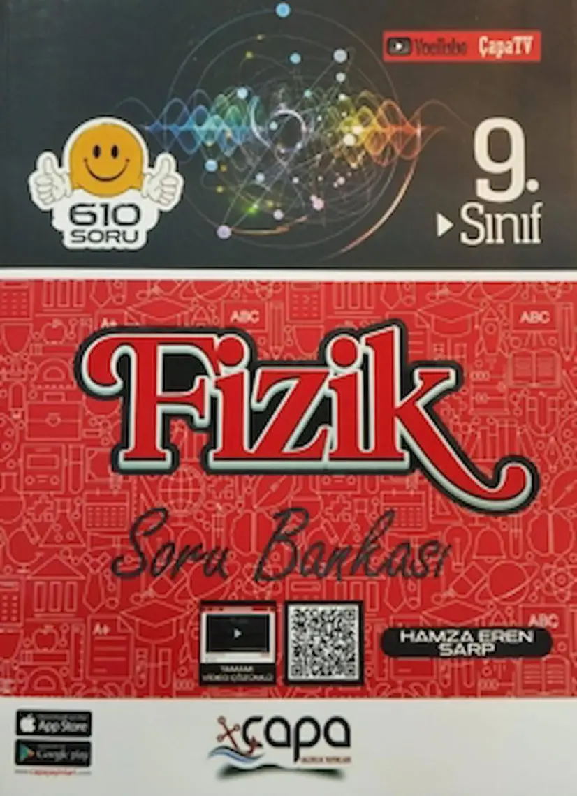 Çapa Yayınları 9. Sınıf Vıp Fizik Soru Bankası