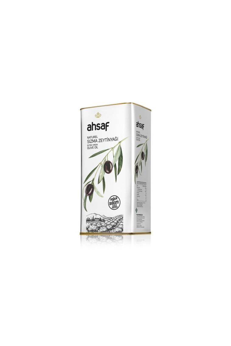 Ahsaf Soğuk Sıkım Natürel Sızma Zeytinyağı 5 lt