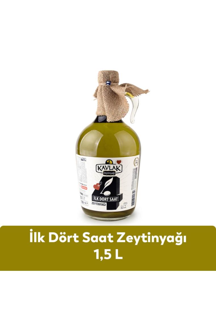 Ilk Dört Saat Soğuk Sıkım Zeytinyağı 1,5 Litre