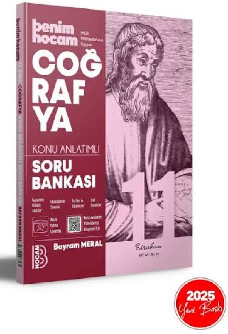 Benim Hocam Yayınları 2025 11. Sınıf Coğrafya Konu Anlatımlı Soru Bankası