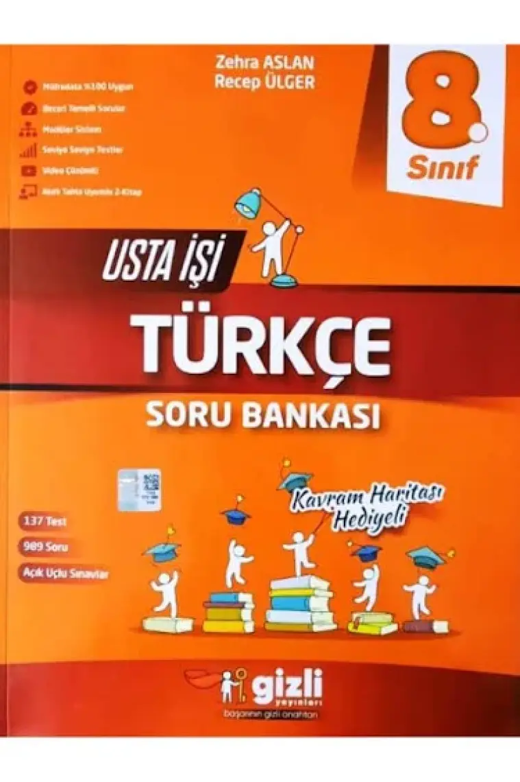 Gizli Yayınları 8. Sınıf LGS Türkçe Usta İşi Soru Bankası