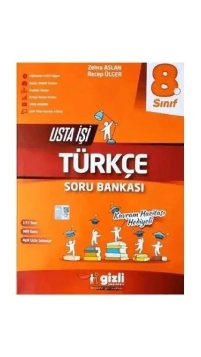 Gizli Yayınları 8. Sınıf LGS Türkçe Usta İşi Soru Bankası