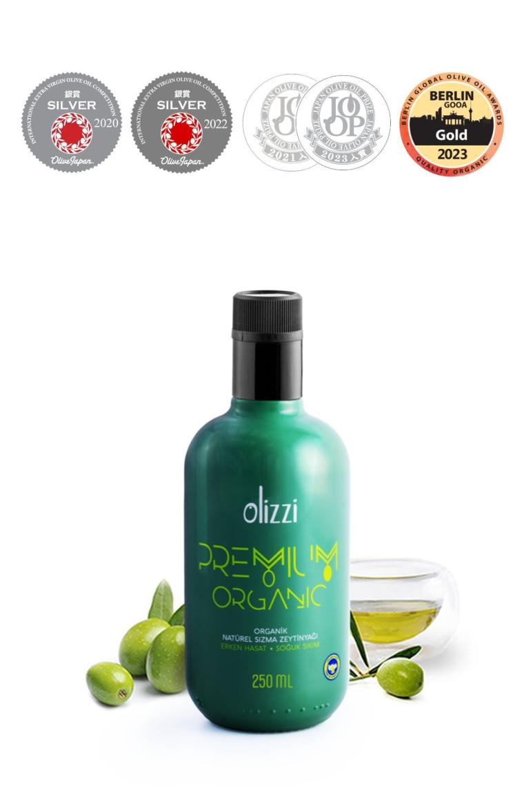 Olizzi Premium Organik Natürel Sızma Zeytinyağı 250 ml