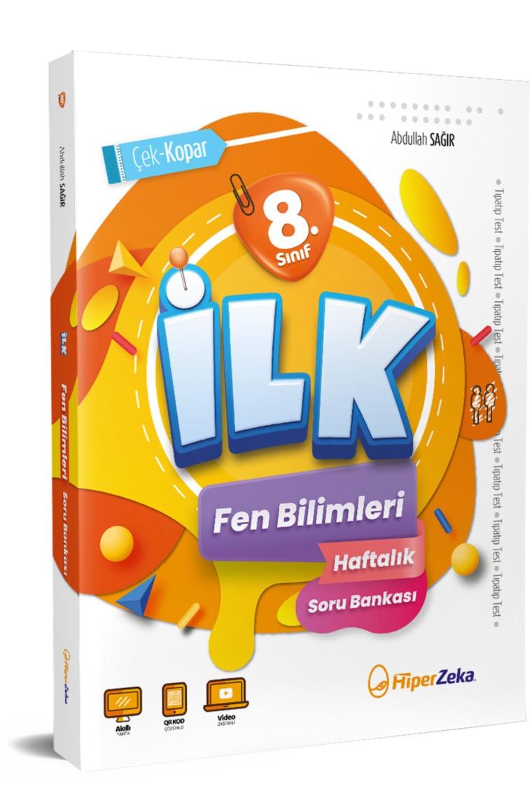 Hiper Zeka 8. Sınıf Ilk Fen Bilimleri Haftalık Soru Bankası