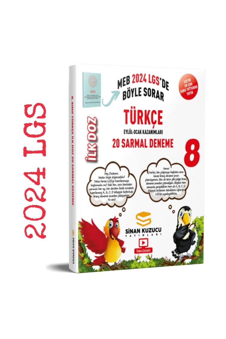 8. Sınıf | İlk Doz Sarmal Branş Denemeleri TÜRKÇE ( 2024 LGS )