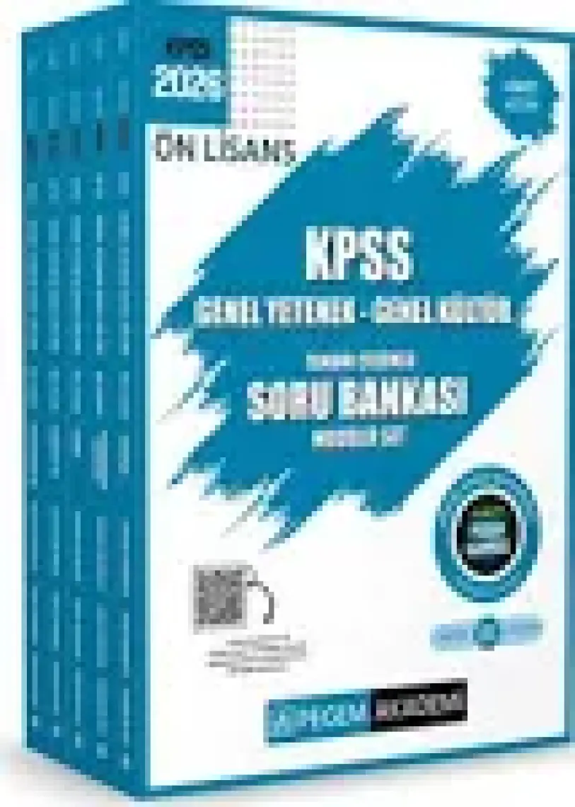Pegem Akademi Yayıncılık 2026 KPSS Ön Lisans Genel Yetenek Genel Kültür Tamamı Çözümlü Soru Bankası