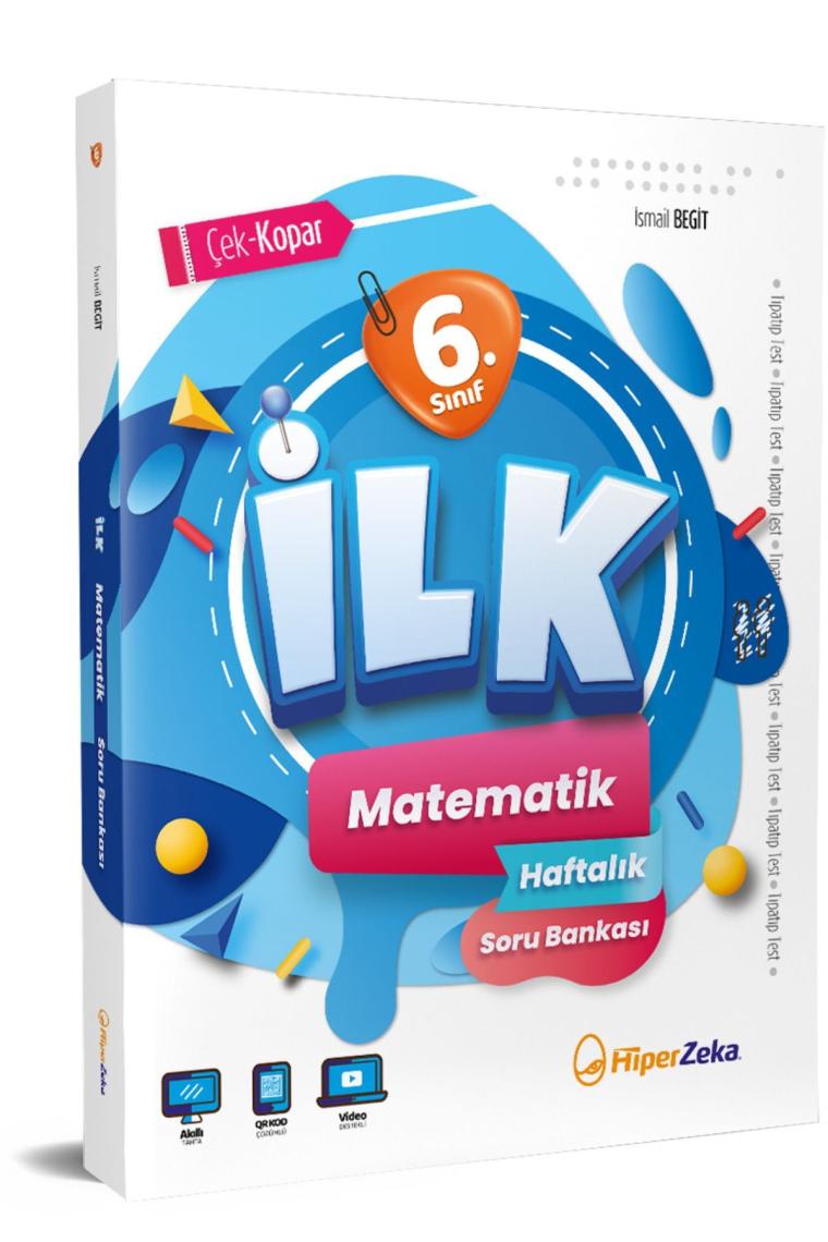 Hiper Zeka Yayınları 2025 6.sınıf Ilk Türkçe ve Matematik Haftalık Soru Bankası - Hiper Zeka
