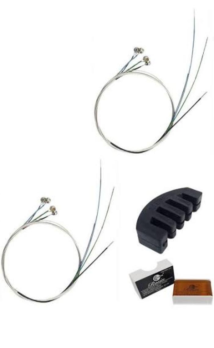 Midex Kmc-401x 2'li Paket Keman Teli Seti Profesyonel (2 Takım TEL + Susturucu + Reçine)