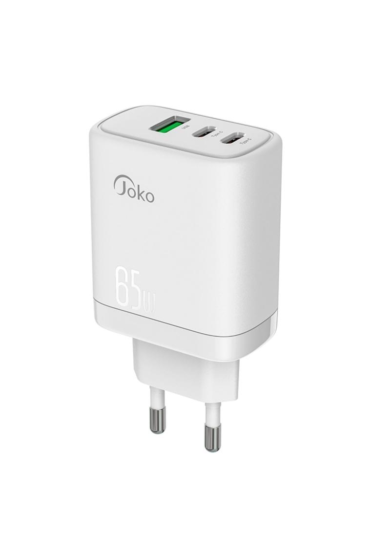 Fogy Gan Tech 65W USB / Pd Power Adaptör 5A Hızlı Şarj Aleti Cihazı Başlığı Qualcomm 3.0 Beyaz
