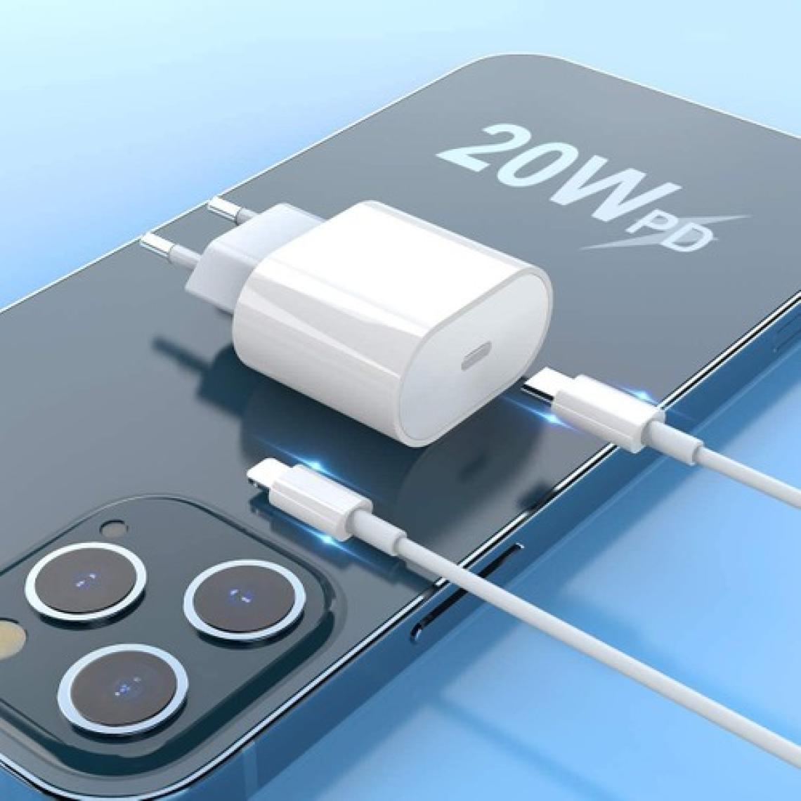 Paleon Apple iPhone 13/12/11 Için Hızlı Şarj Aleti Seti Usb-C 20W Adaptör + Usb-C Kablo. Apple iPhone 13/13 Pro/12/12 Pro/11/11 Pro/se/xs/xr/x/8/8 Plus/ipad ile Uyumlu