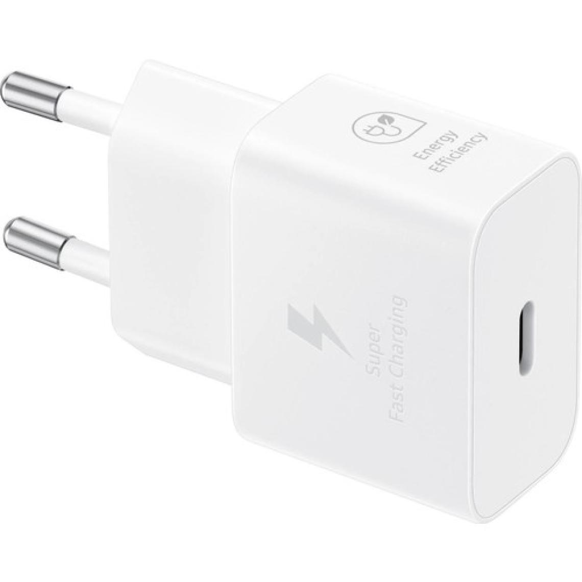 XML Dünyası Samsung EP-T2510N 25W Type-C Hızlı Şarj Adaptörü Beyaz Samsung Türkiye Garantili
