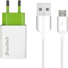 Soultech 2.1 A Ev Şarj Adaptörü & Micro USB Data Şarj Kablosu