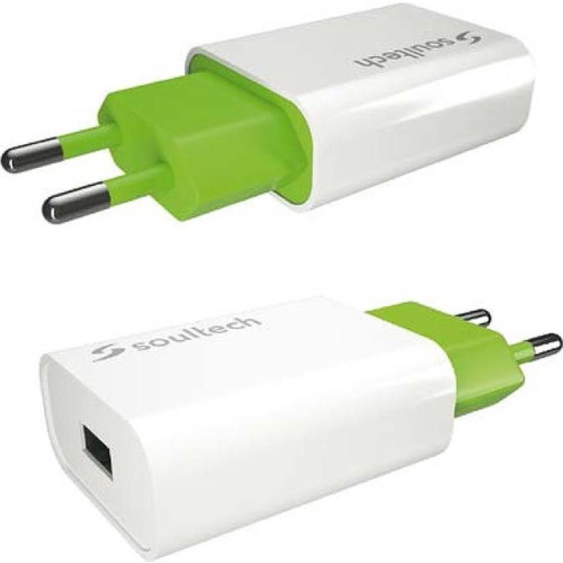 Soultech 2.1 A Ev Şarj Adaptörü & Micro USB Data Şarj Kablosu