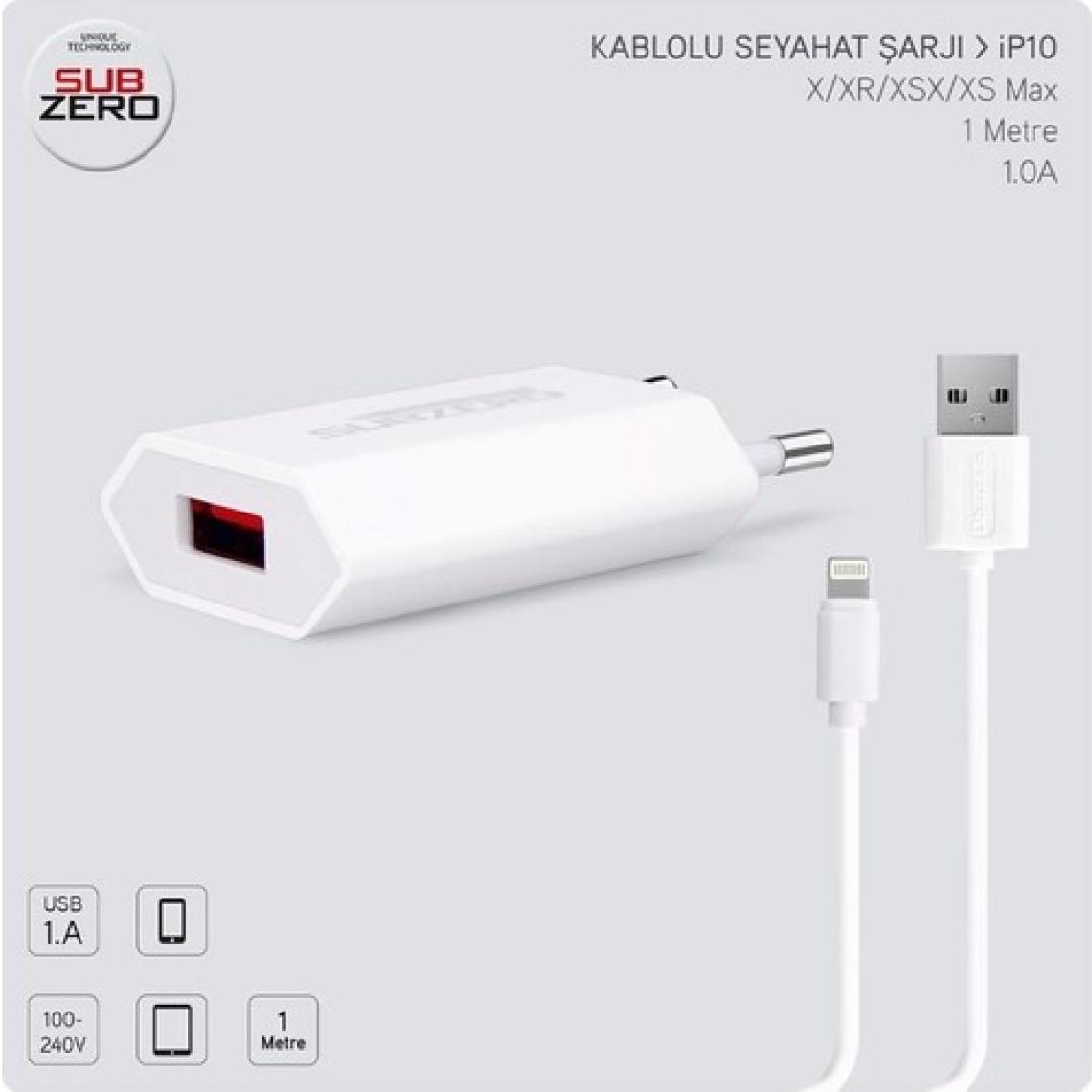 Subzero Apple iPhone Uyumlu Lightning Şarj Aleti
