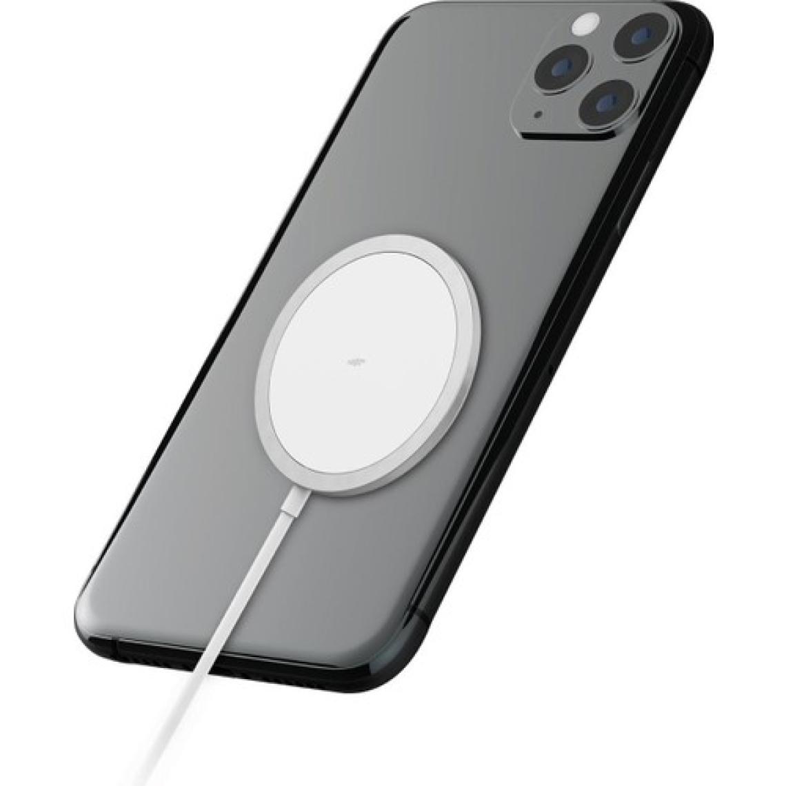 Mf Product 0660 Magsafe 15W Mıknatıslı Kablosuz Şarj Cihazı - Beyaz
