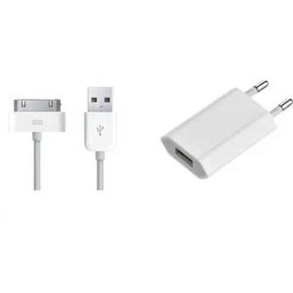 Prige iPhone Uyumlu 4/4S USB Adaptör + Şarj Kablosu