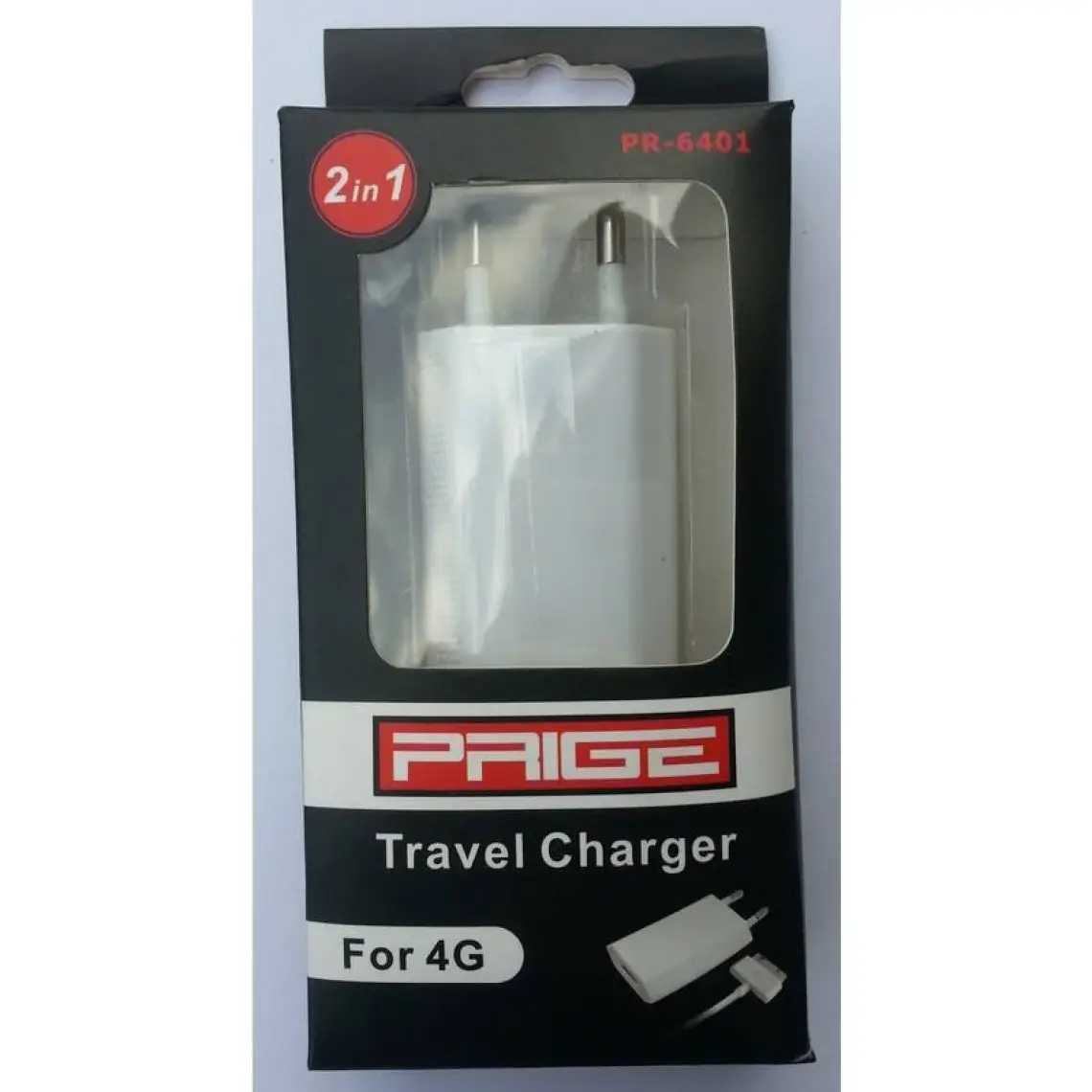 Prige iPhone Uyumlu 4/4S USB Adaptör + Şarj Kablosu