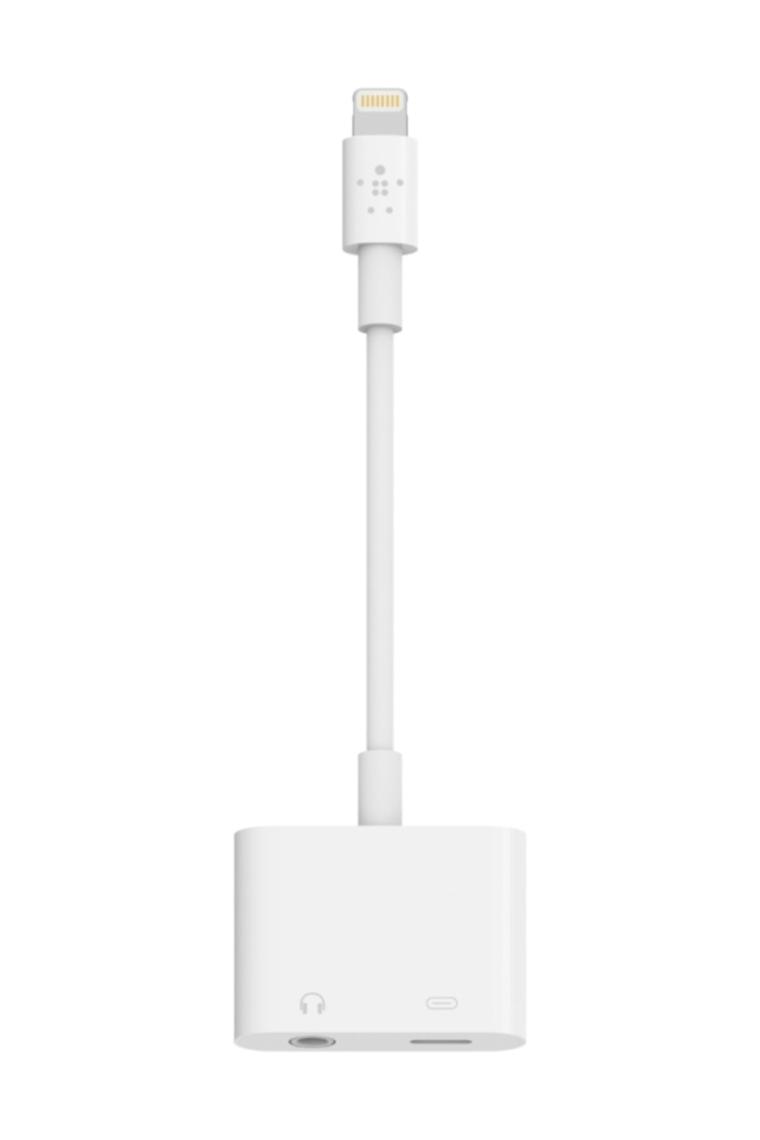 Belkın F8J212BTWHT Lightning Şarj + 3.5mm Ses Girişi Çoğaltıcı