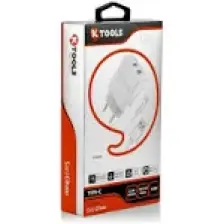 Ktools Life Çift Seyahat Şarj Cihazı 2.4A 12W Hızlı Şarj Adaptör ve Type-C Kablo