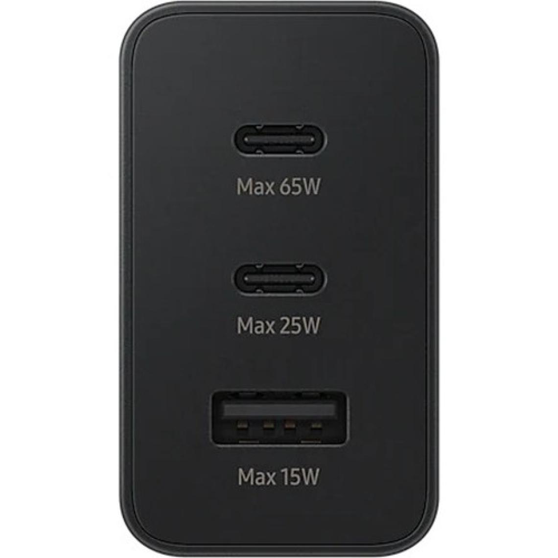 XML Dünyası Samsung 3in1 Trio 65W 2xpd+Usba Ev Tipi Şarj Aleti 3 Çıkışlı EP-T6530NBEGWW Samsung Türkiye Garantili