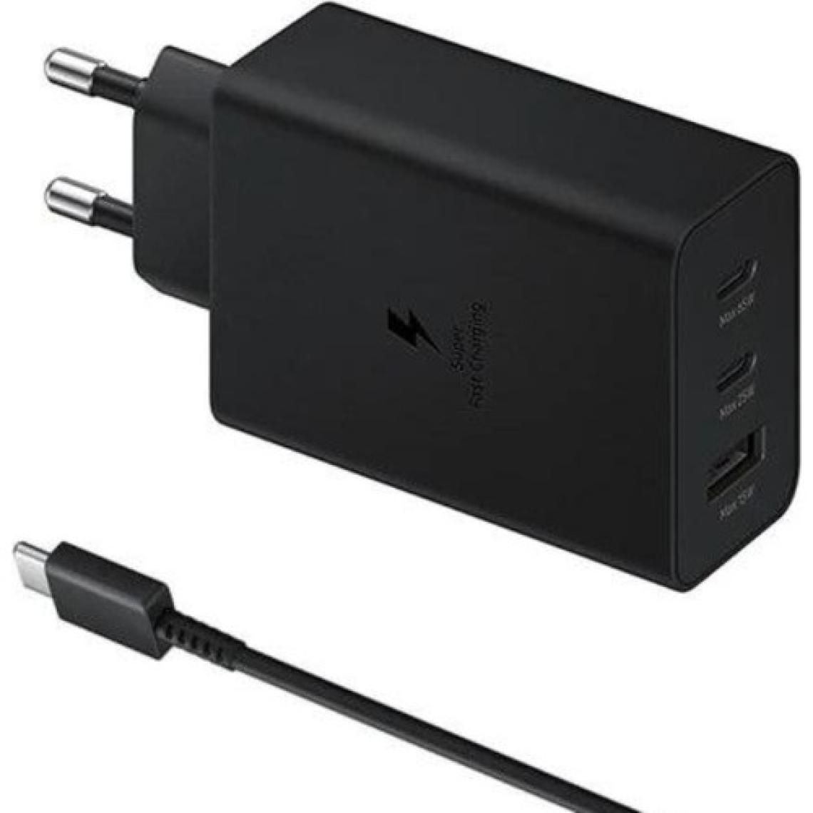 Qasul Yüksek Kaliteli 65W Pd Güç Adaptörü ve  Kablosu 2 USB C Sam Için Bağlantı Noktaları ve USB A Bağlantı Noktası Süper Hızlı Şarj Seti