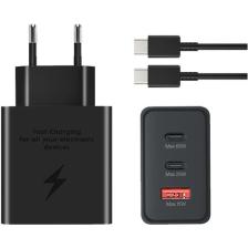 Qasul Yüksek Kaliteli 65W Pd Güç Adaptörü ve  Kablosu 2 USB C Sam Için Bağlantı Noktaları ve USB A Bağlantı Noktası Süper Hızlı Şarj Seti