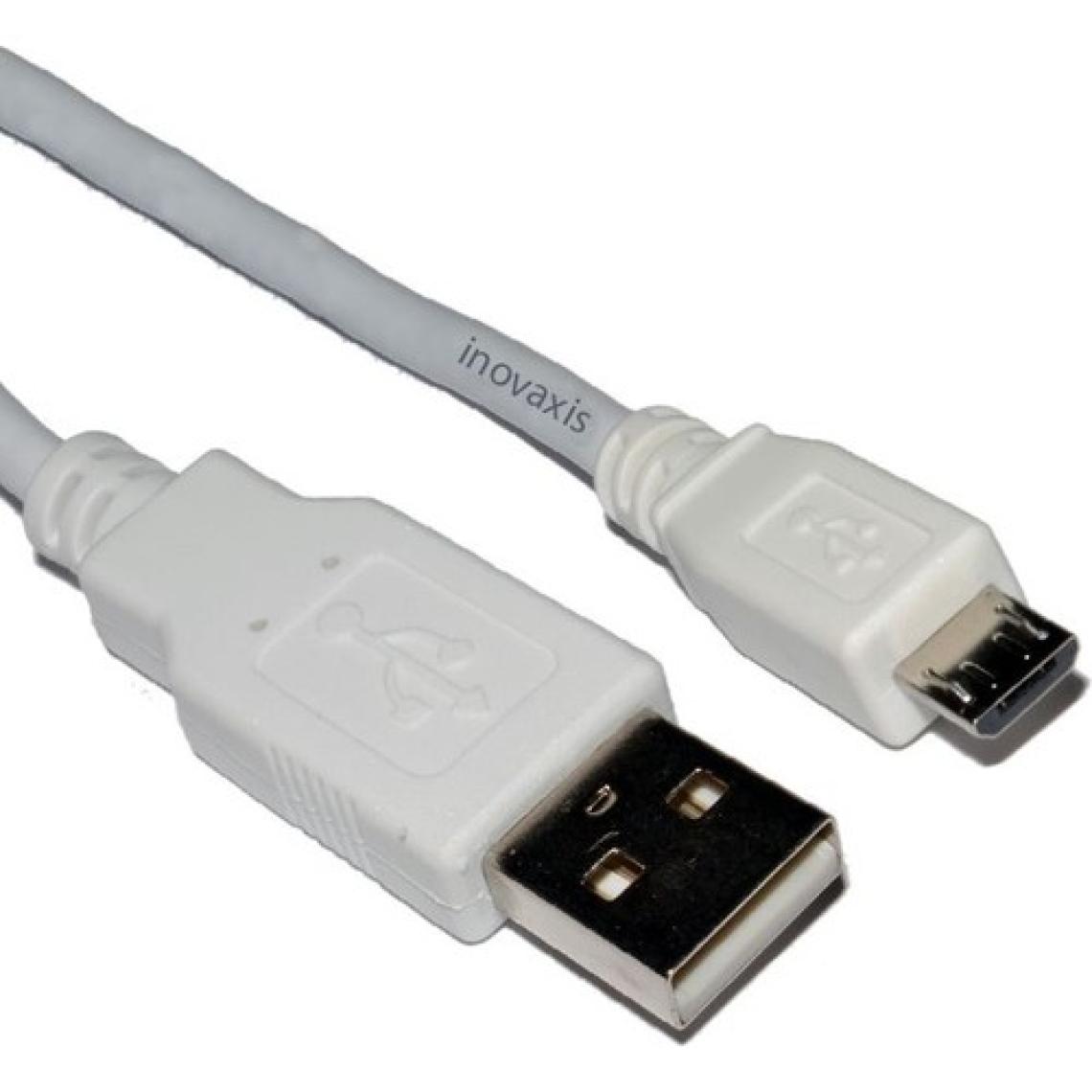 İnova Samsung, Lg, Htc Vd. Evrensel Uyumlu Micro Usb Kablo Beyaz Renk
