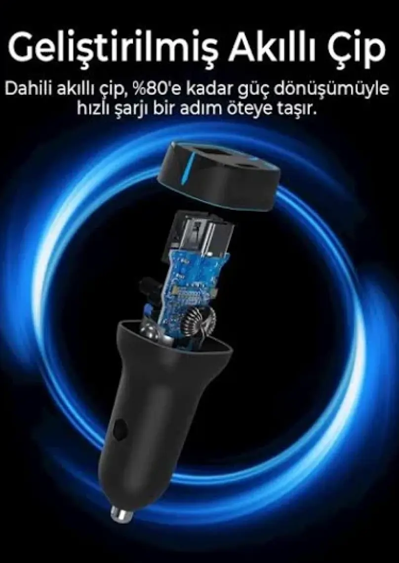 Bix BX-CCP36WT 36W Qc 3.0 USB Pd Araç Içi Hızlı Şarj Adaptörü