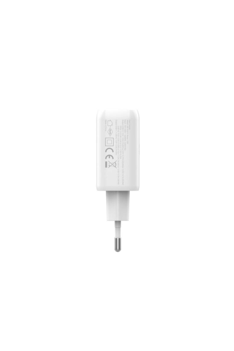 Bix ZH-2U41T 25W PD + USB 3.0 Çıkışlı iPad / iPhone / Android Uyumlu Çift Portlu Seyahat Adaptörü
