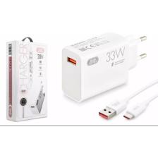 Subzero SG37 33W Type-C Kablolu Turbo Ev Tipi Şarj Aleti