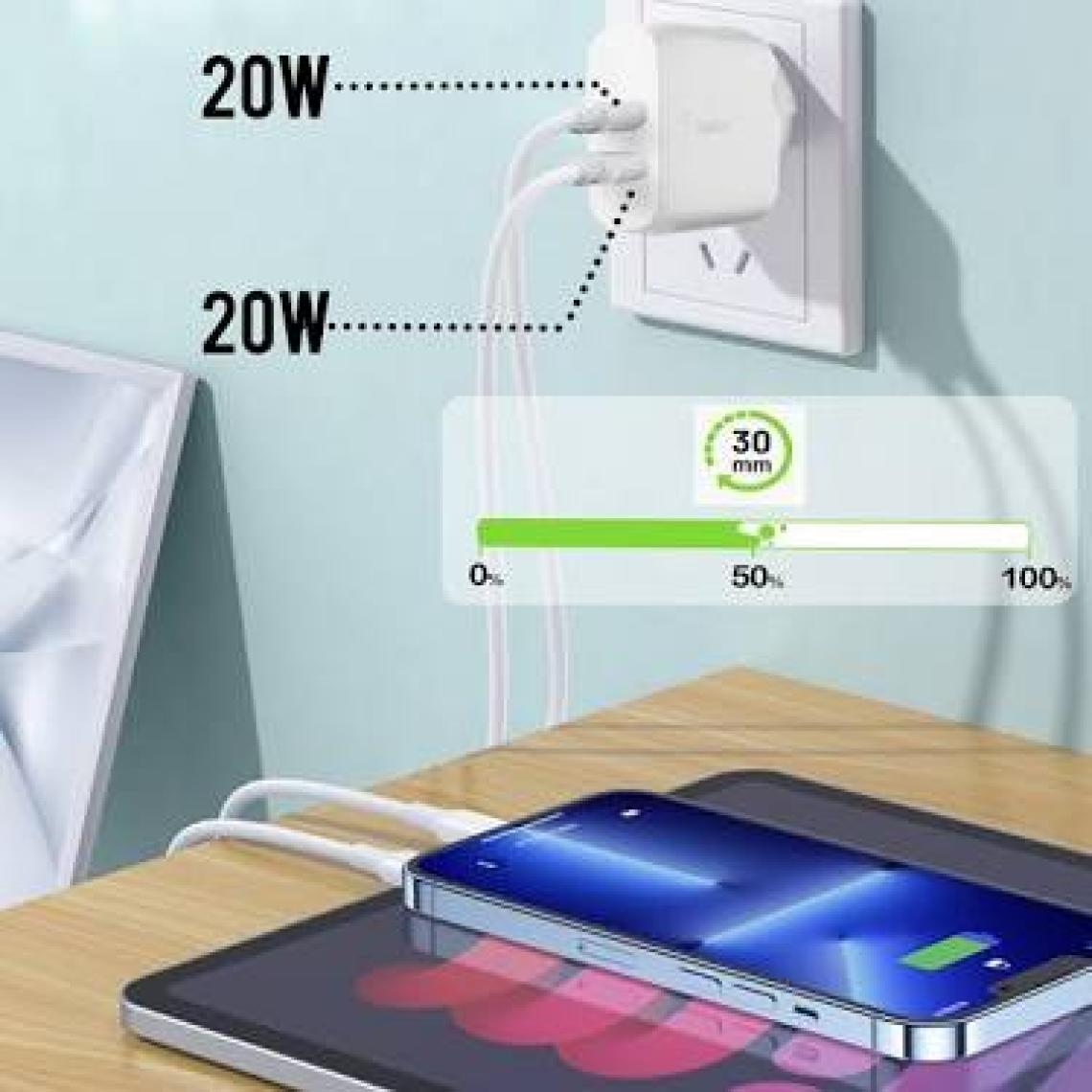 Belkin 40W Çift Girişli Usb-C Pd Hızlı Şarj Aleti