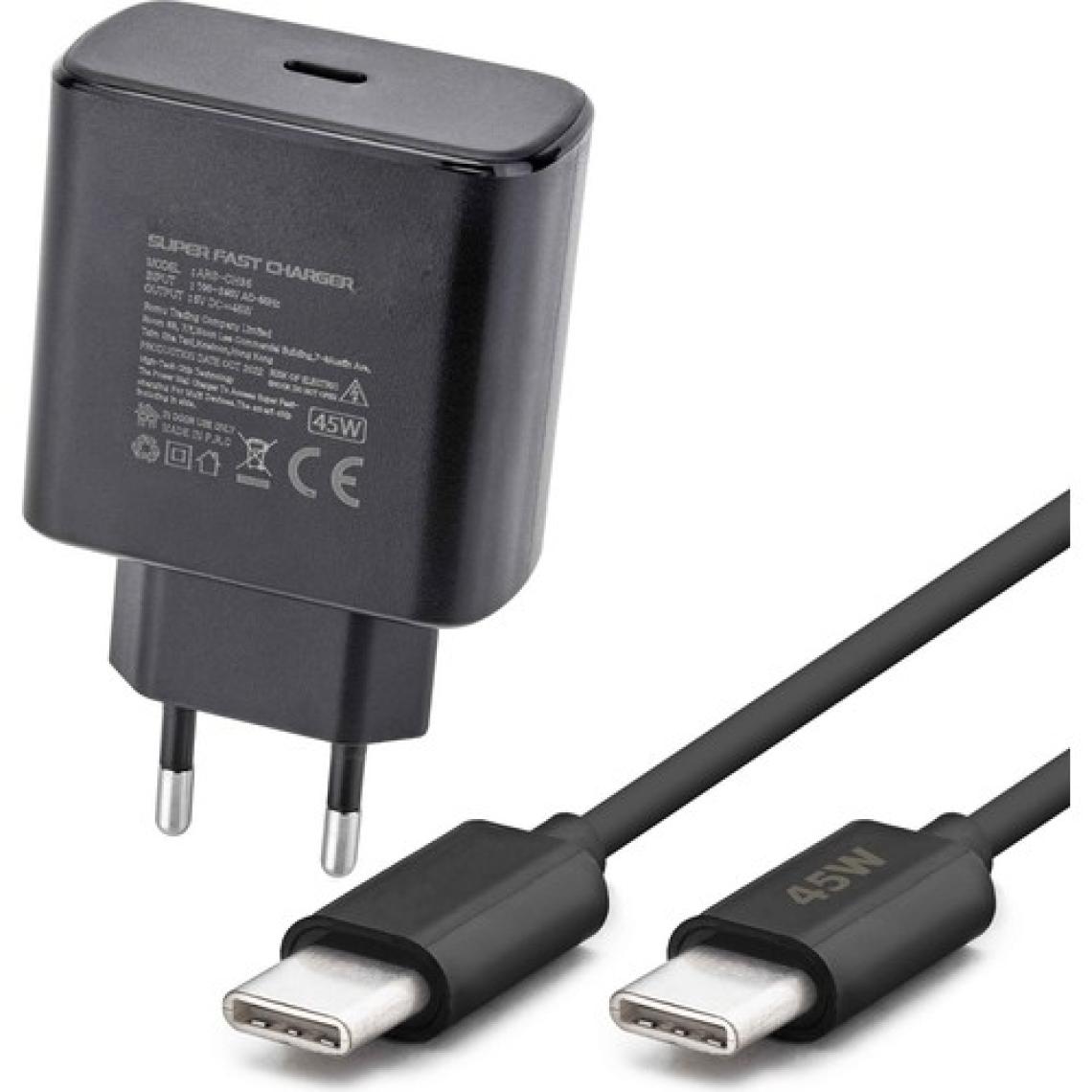 Giyitec  Galaxy S23 Ultra S23+ S24 Ultra S24+ 5g Uyumlu 45W Turbo Hızlı Şarj Aleti Cihazı Seti Pd