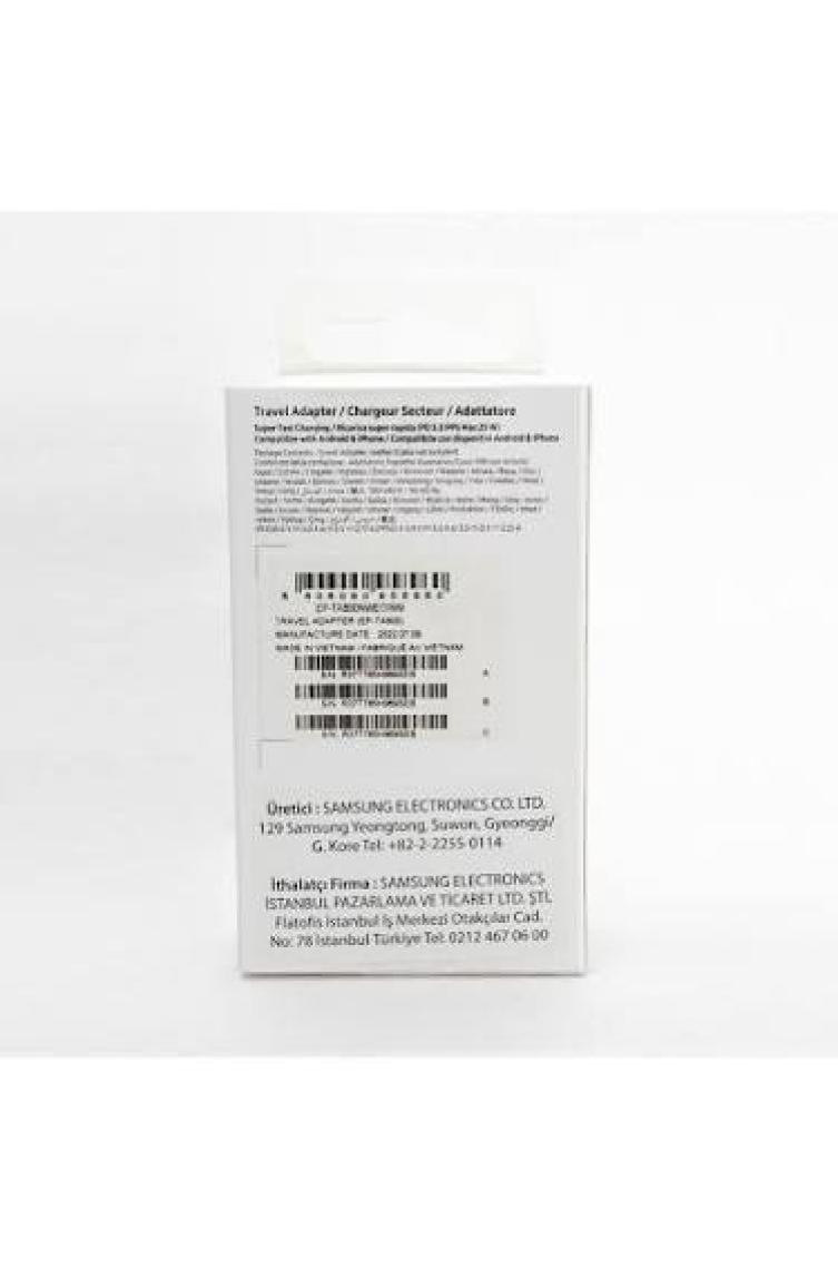 Samsung EP-TA800N Type-C 25W Siyah Adaptör