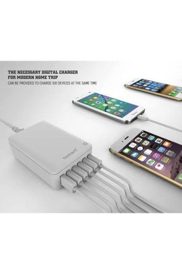 T&Smart 6 Usb Çıkışlı 7A Şarj Cihazı