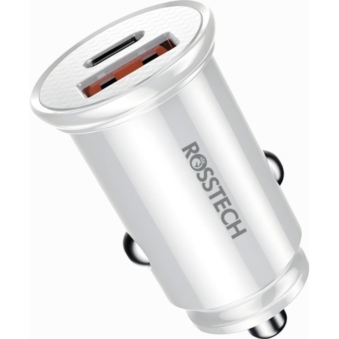 Rosstech 20W Pd + Usb-A Quick Charge 3.0 Süper Hızlı Dual Port Araç Çakmaklık Şarj Cihazı