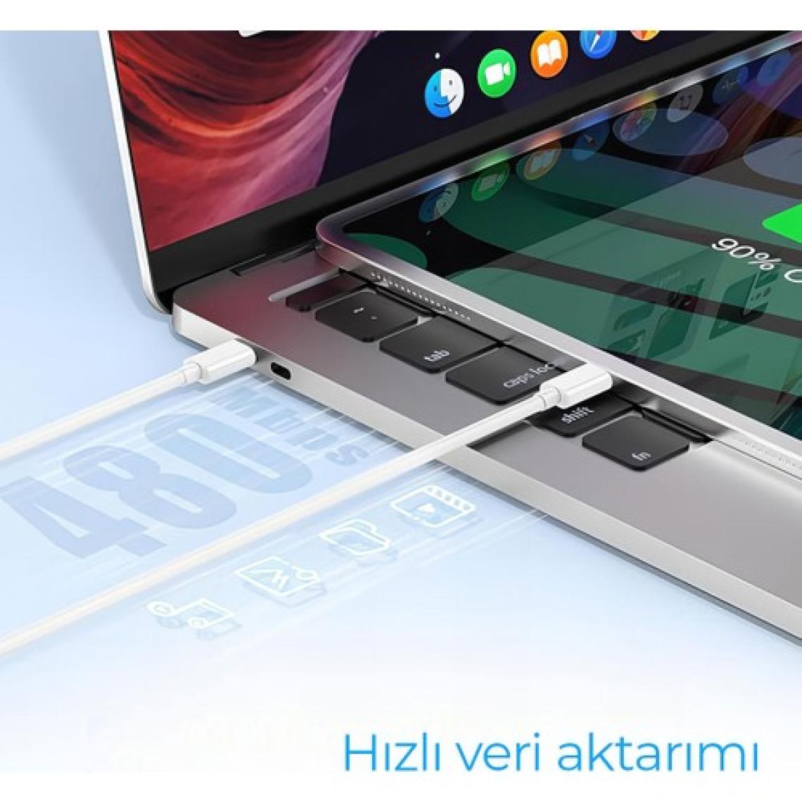 Woyax by Deji iPhone Uyumlu 25W PD Hızlı Şarj Aleti / Cihazı Lightning