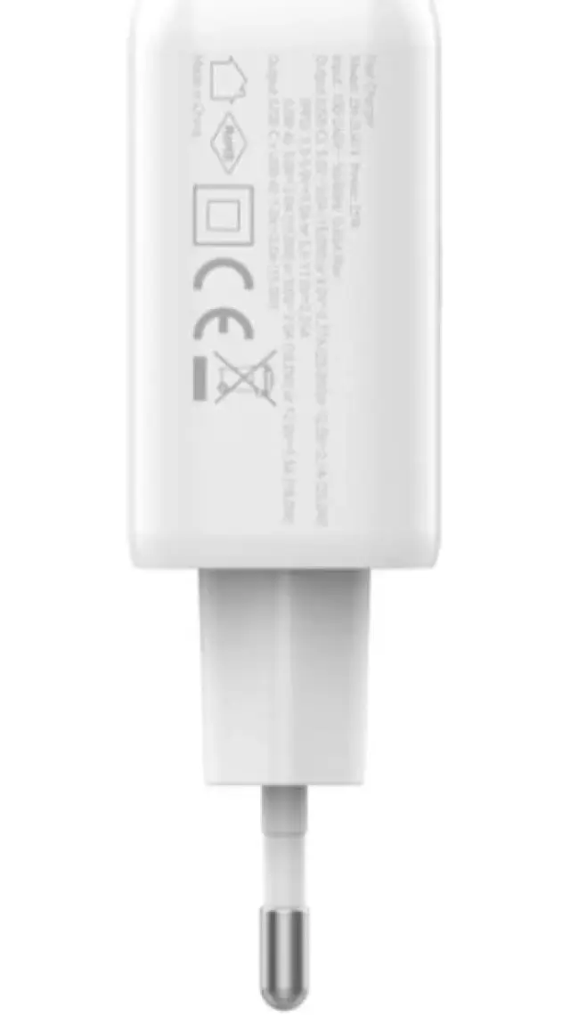 Bix ZH-2U41T 25W PD + USB 3.0 Çıkışlı iPad / iPhone / Android Uyumlu Çift Portlu Seyahat Adaptörü