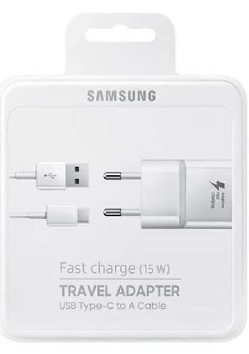 Samsung TA20 Adaptec Fast Charge. Hızlı Seyahat Şarjı Type-C Beyaz -EF-TA20EWECGTR