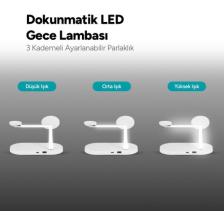 Ttec Aircharger Quattro M Magsafe Uyumlu Iphone+Applewatch+Airpods LED Li Kablosuz Hızlı Şarj Standı