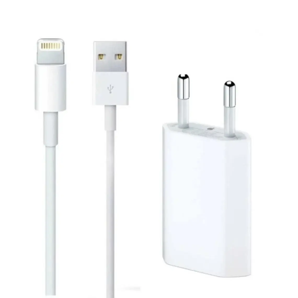 Prige USB Adaptör + Data Kablosu ( iPhone Uyumlu 5/5S/SE/6/6S/7/Plus/8/X )